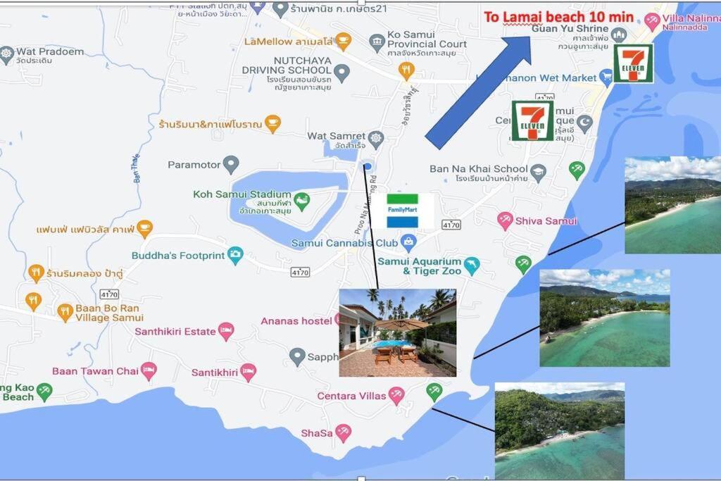 Holiday home House Near Lamai With Swimming Pool. 2 Bedrooms